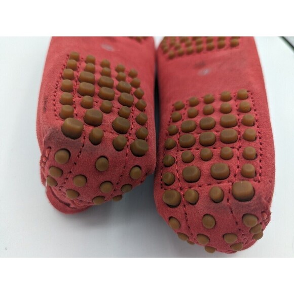 J. Jill Driving Loafer Suede Leather Flats Red Size 7 - Picture 6 of 12